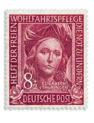 n° 3/6 - Timbre ALLEMAGNE FEDERALE Poste 2