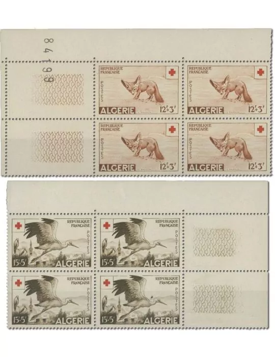 n° 343/344 - Timbre ALGERIE Poste