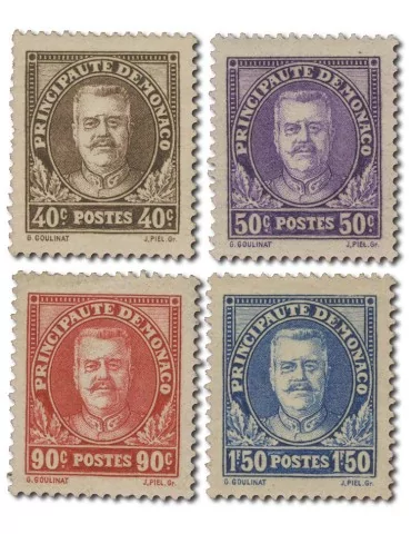 n° 115/118* - Timbre MONACO Poste
