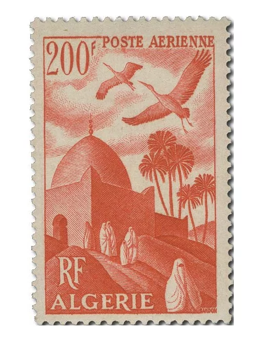 PA n° 9/12** - Timbre ALGERIE Poste Aerienne