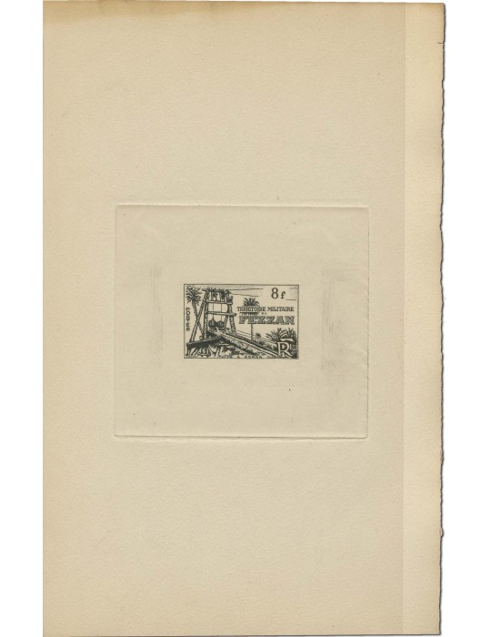 n° 47 - Timbre FEZZAN Poste