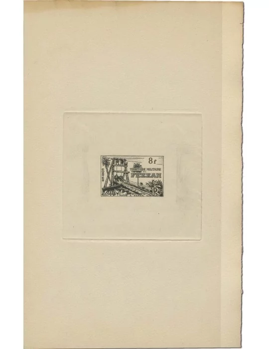 n° 47 - Timbre FEZZAN Poste