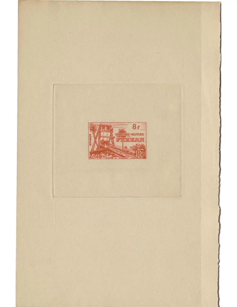 n° 47 - Timbre FEZZAN Poste