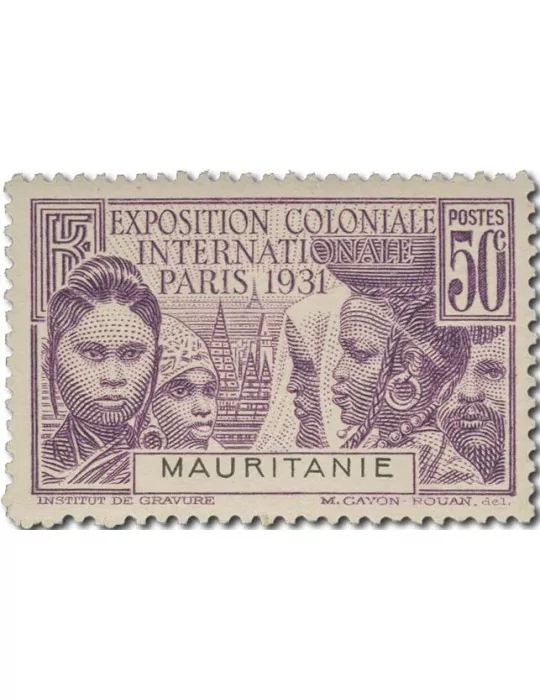 n° 62/65** - Timbre MAURITANIE Poste