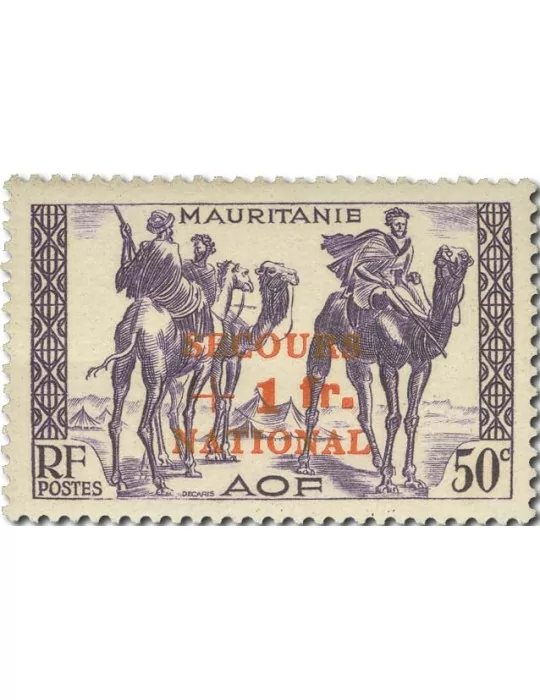 n° 119/122** - Timbre MAURITANIE Poste