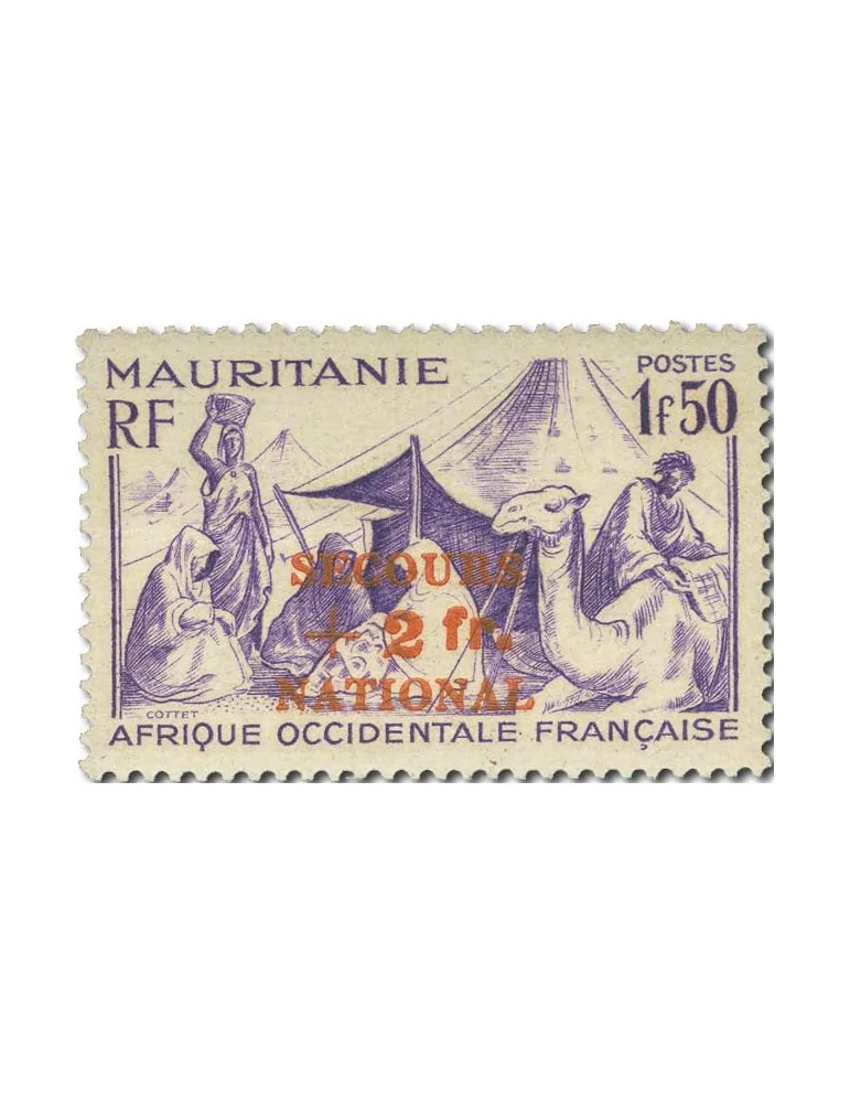 n° 119/122** - Timbre MAURITANIE Poste