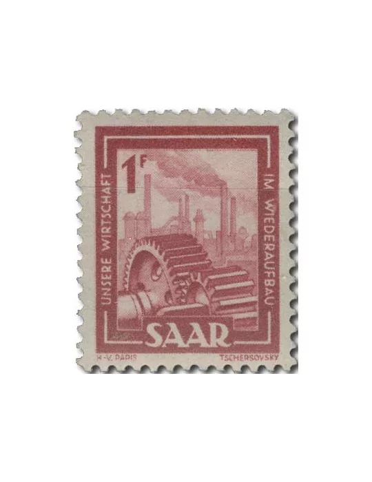 n° 255/262* - Timbre SARRE Poste