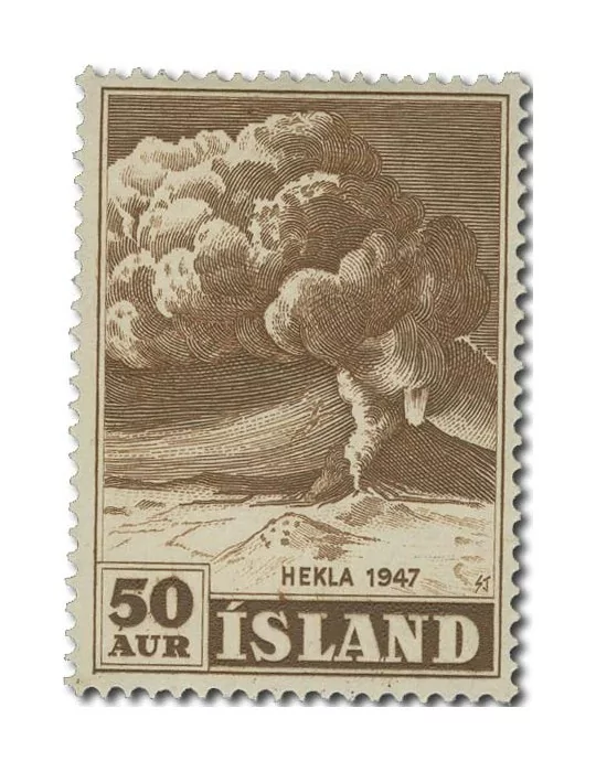 n° 208/214* - Timbre ISLANDE Poste