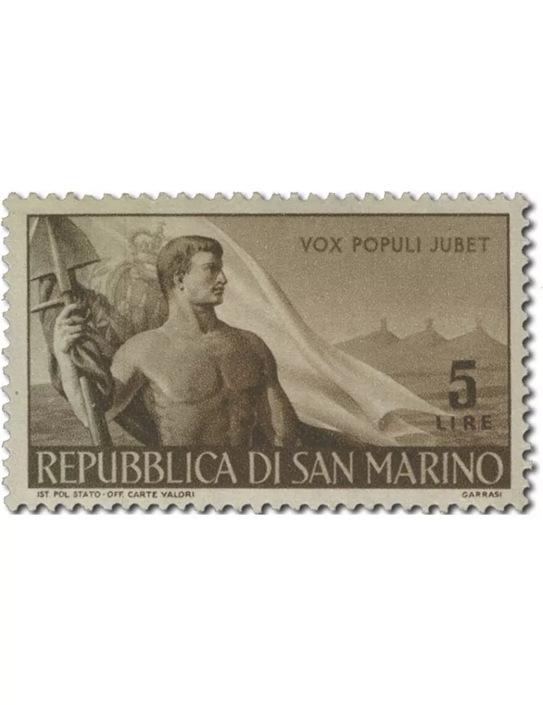 n° 314/318* - Timbre SAINT MARIN Poste