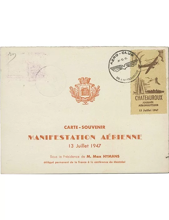 France : Carte souvenir Chateauroux