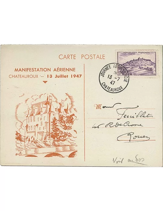 France : Carte souvenir Chateauroux