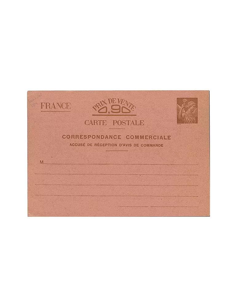 France : Entier Postal sans valeur CP4