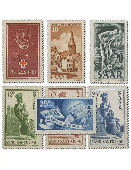 n° 271/277** - Timbre SARRE Poste