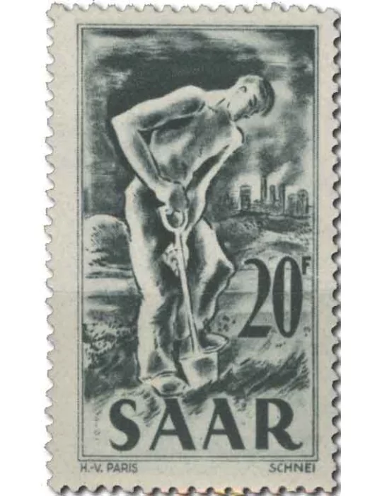 n° 271/277** - Timbre SARRE Poste