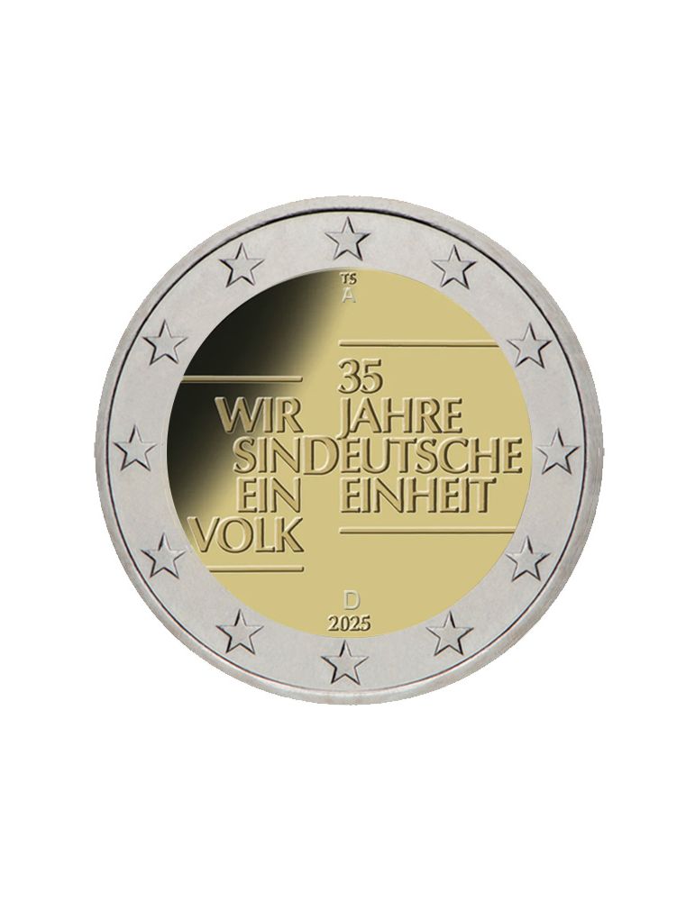 2 EURO COMMEMORATIVE 2025 : ALLEMAGNE (35 ans de la Réunification allemande)