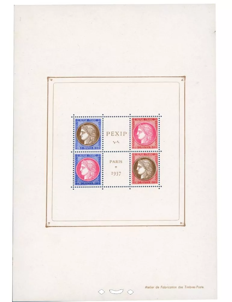 n° 3 -Timbre France Bloc et feuillets