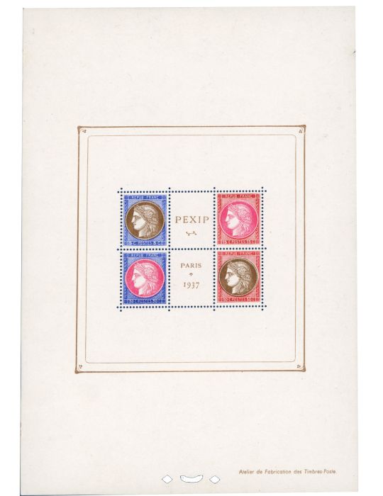 n° 3 -Timbre France Bloc et feuillets