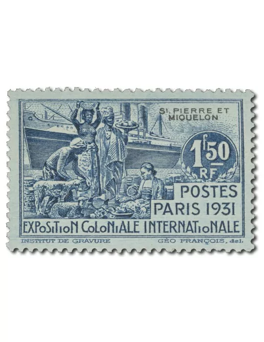 n° 132/135* - Timbre SAINT-PIERRE ET MIQUELON Poste