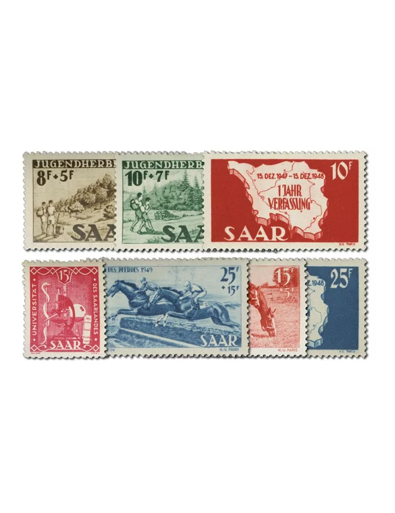 n° 248/254* - Timbre SARRE Poste