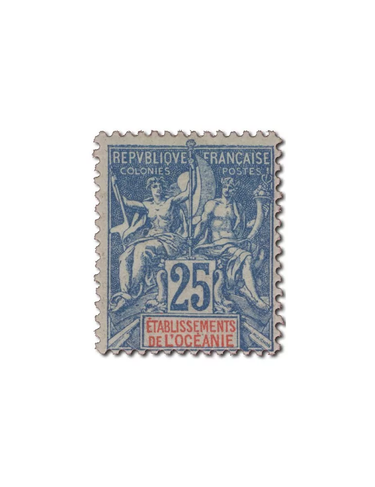 n° 17* - Timbre OCEANIE Poste