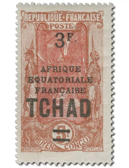 n° 47/56* - Timbre TCHAD Poste