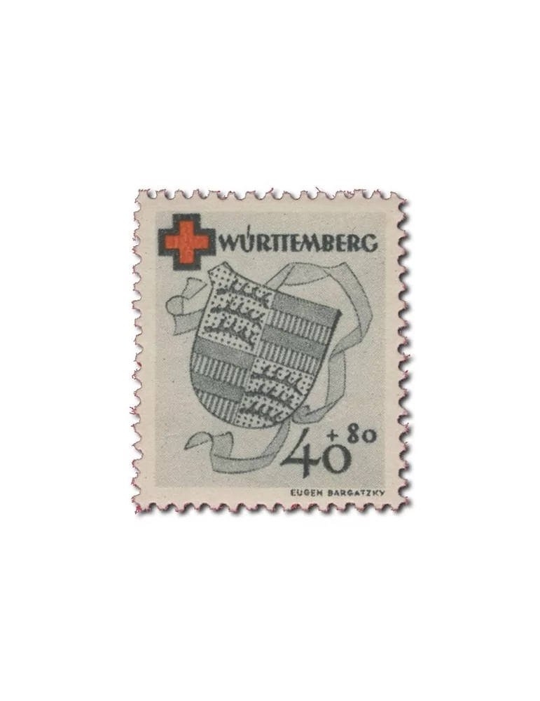 n° 38/41* - Timbre WURTEMBERG Poste