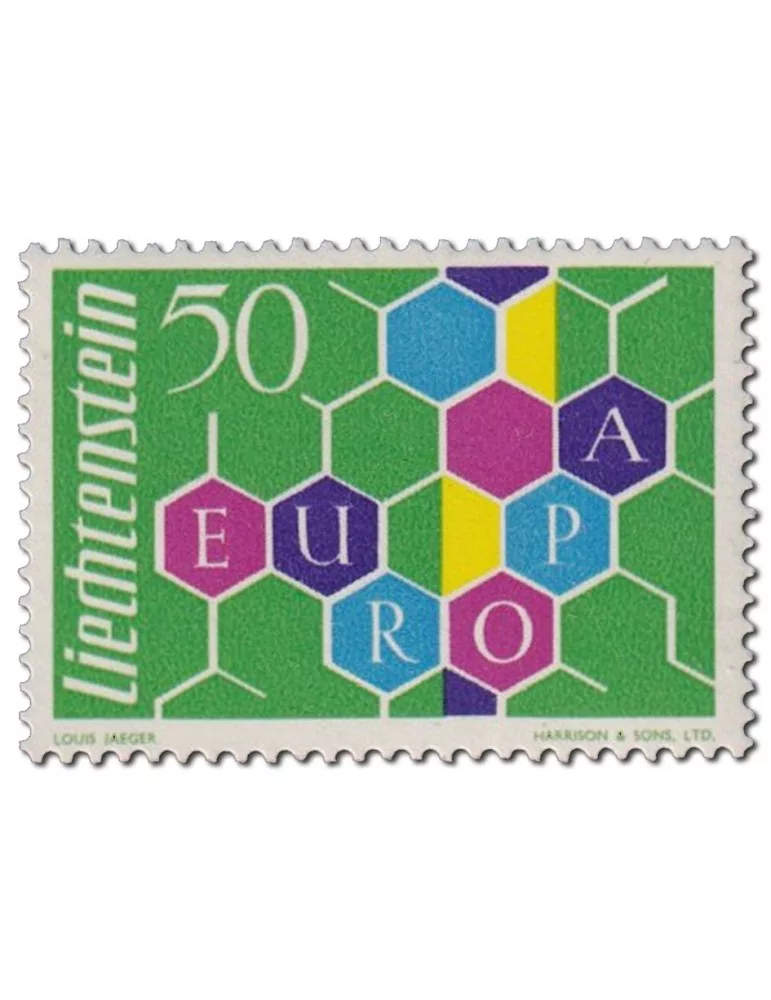 n° 355** - Timbre LIECHTENSTEIN Poste