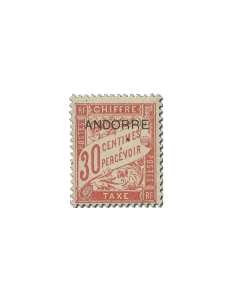 n° 1/8* - Timbre ANDORRE Taxe