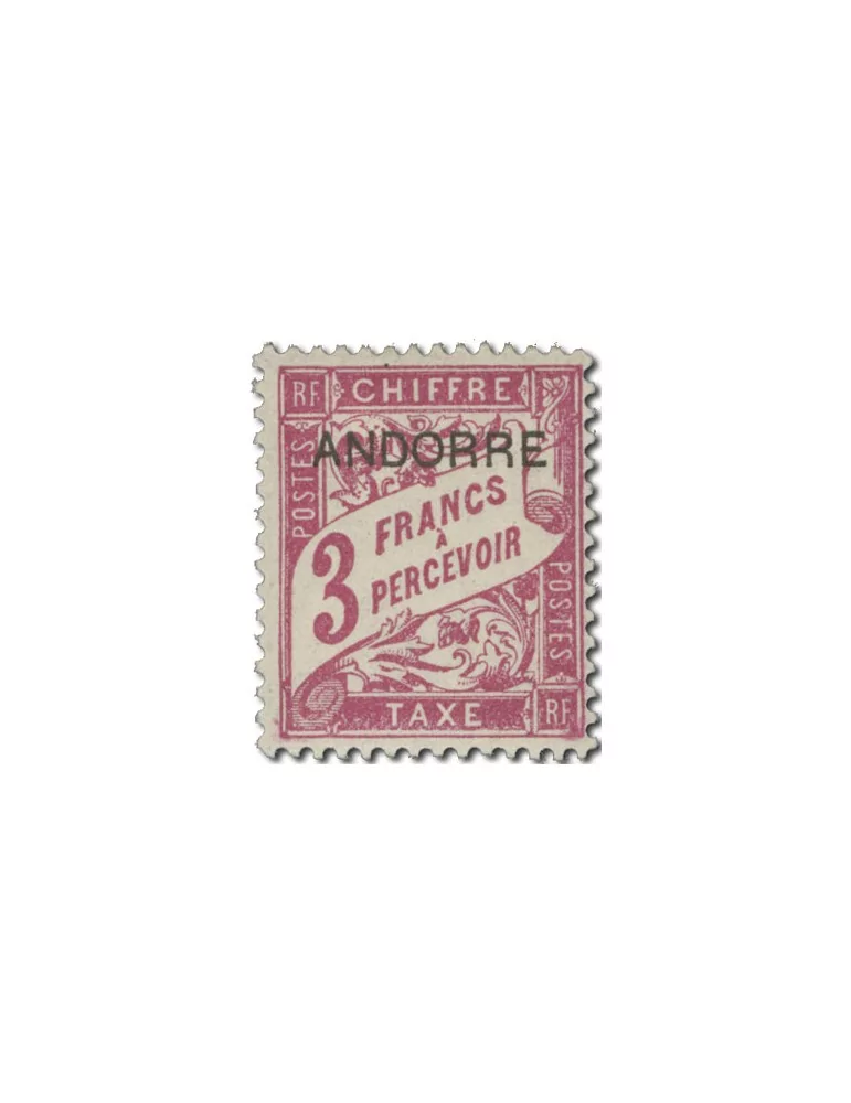 n° 1/8* - Timbre ANDORRE Taxe