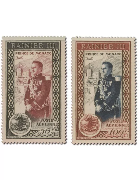 n° 49/50* - Timbre MONACO Poste Aerienne
