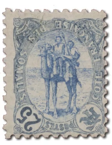 n° 44a** - Timbre COTE DES SOMALIS Poste