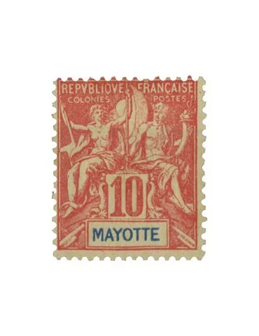 n° 15/20* - Timbre MAYOTTE Poste 2