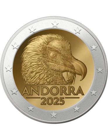 BU : 2 EURO COMMEMORATIVE 2025 : ANDORRE (Le Gypaète barbu) 2
