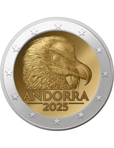 BU : 2 EURO COMMEMORATIVE 2025 : ANDORRE (Le Gypaète barbu) 2