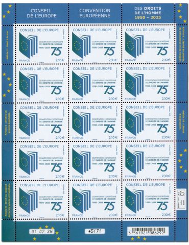 n° F10 - Timbre France Feuillets de France (Service n° 189)