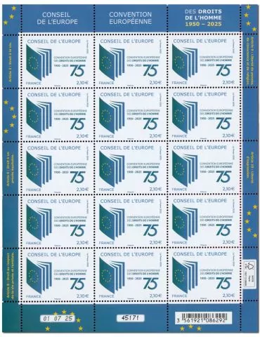 n° F10 - Timbre France Feuillets de France (Service n° 189)