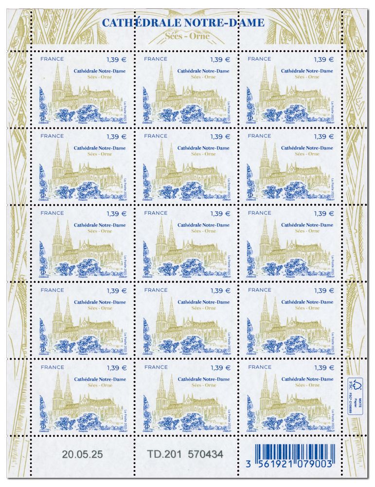 n° F192 - Timbre France Feuillets de France (n° 5889)