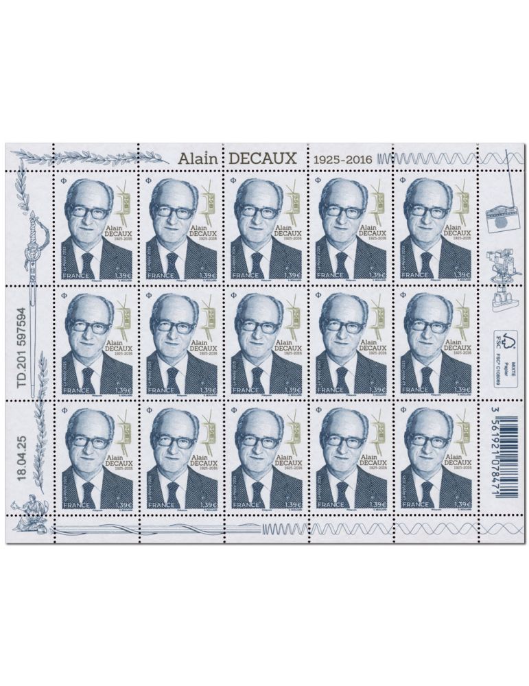 n° F193 - Timbre France Feuillets de France (n° 5890)