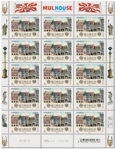 n° F202 - Timbre France Feuillets de France (n° 5906)