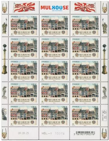 n° F202 - Timbre France Feuillets de France (n° 5906)