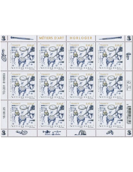 n° F207 - Timbre France Feuillets de France (n° 5942)