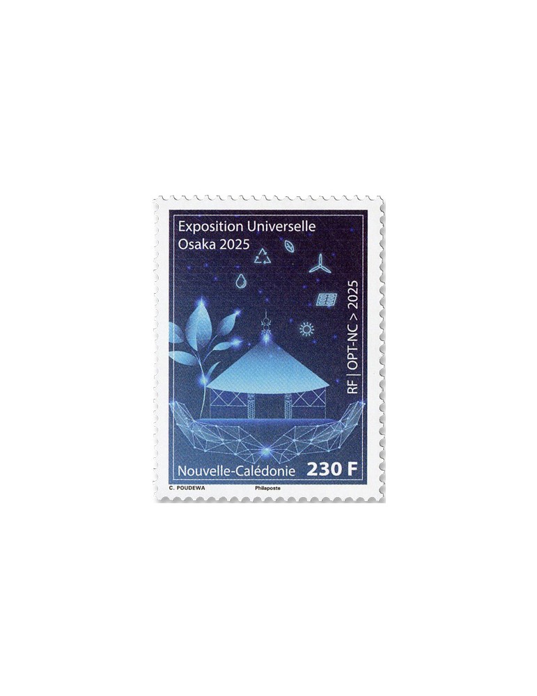 n° 1490 - Timbre Nelle Calédonie Poste (OSAKA 2025 - 13 25 012)