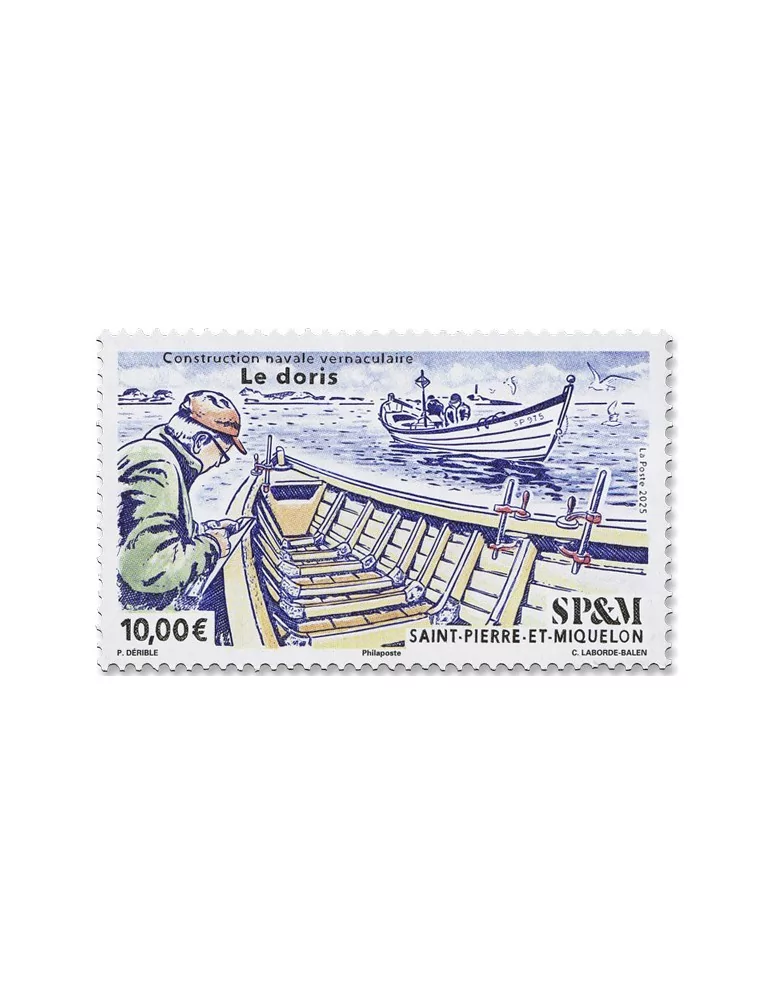 n° 1369 - Timbre Saint-Pierre et Miquelon Poste (LE DORIS)