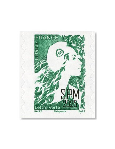 n° C1367 - Timbre Saint-Pierre et Miquelon Poste (Marianne de Balez) 2