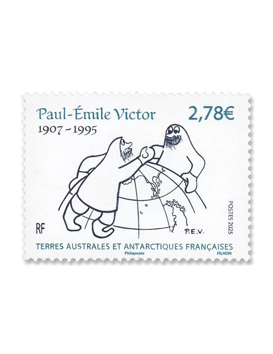 n° 1131 - Timbre TAAF Poste (Paul-Emile Victor)