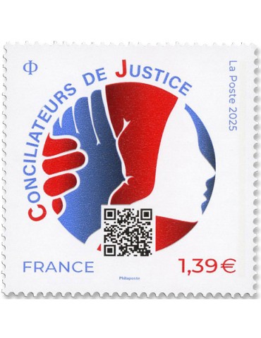 n° 5894 - Timbre FRANCE Poste (CONCILIATEURS DE JUSTICE)