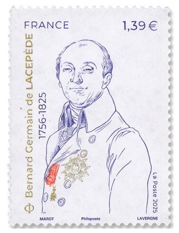 n° 5903 - Timbre FRANCE Poste (BERNARD GERMAIN DE LACEPEDE)