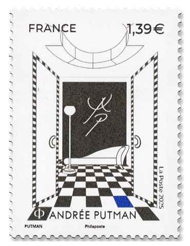 n° 5918 - Timbre FRANCE Poste (Andrée Putman)