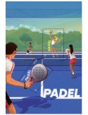 n° F5895 - Timbre FRANCE Poste (PADEL)