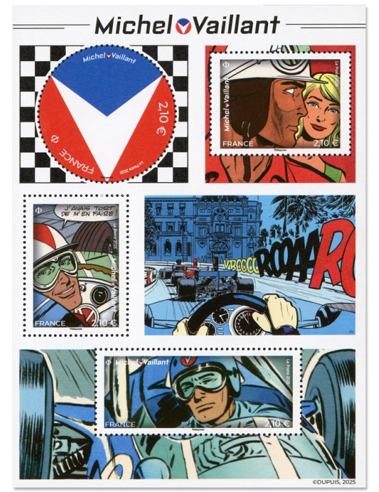 n° F5897 - Timbre FRANCE Poste (BLOC MICHEL VAILLANT)